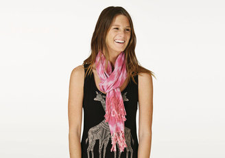 Toms Noonday Pink Ikat Scarf