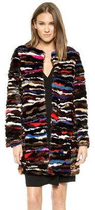 Diane von Furstenberg Fur Finale Coat
