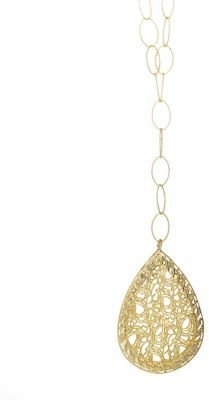 Lord & Taylor Teardrop Pendant in 14 Kt. Yellow Gold