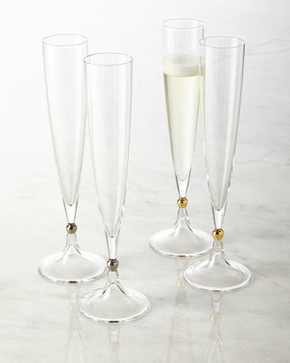 Rogaska Two Remembrance Champagne Flutes