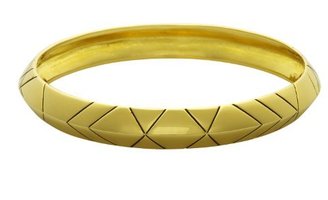 House Of Harlow 14k Yellow Gold-Plated Thick Stack Bangle