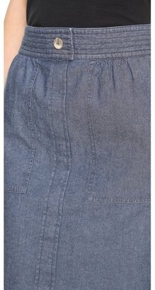A.P.C. Safari Denim Skirt