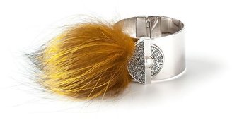 Fendi fox and crystal bracelet