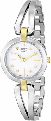 ESQ by Movado ESQ Movado Women's 07101443 Corbel Stainless Steel Case and Bracelet Dial Diamond Accents Watch