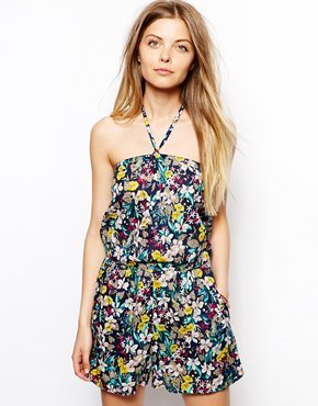 Oasis Ditsy Floral Beach Playsuit