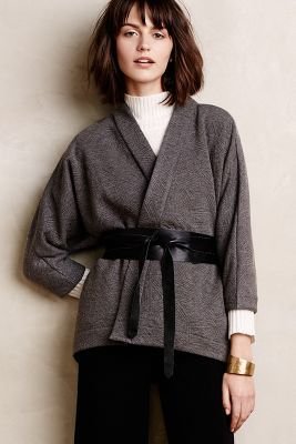 Anthropologie Sunday in Brooklyn Geo-Quilted Kimono