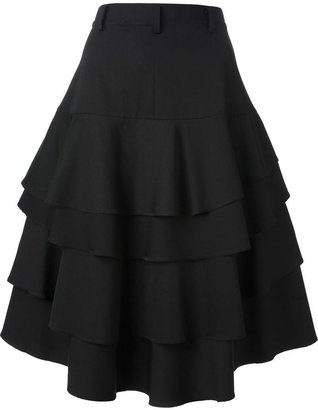 Comme des Garcons layered ruffled skirt