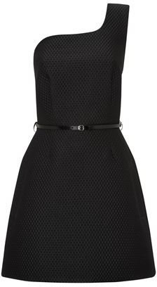 Victoria Beckham Victoria, Jacquard Asymmetric Mini Dress