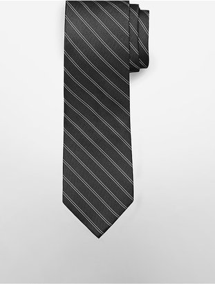 Calvin Klein Steel Classics Striped Silk Tie