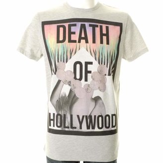 Blood Brother Death Of Hollywood T Shirt Grey Marl
