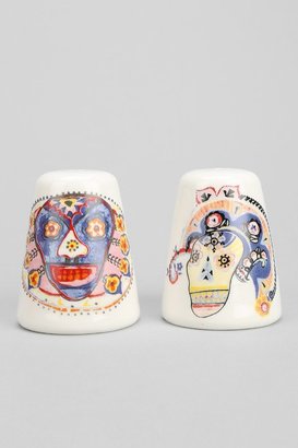 Urban Outfitters Magical Thinking Sugar Skull Salt & Pepper Shakers Set