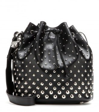 Alexander McQueen Padlock Studded Leather Tote