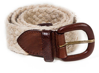 American Apparel Unisex Jute and Leather Belt