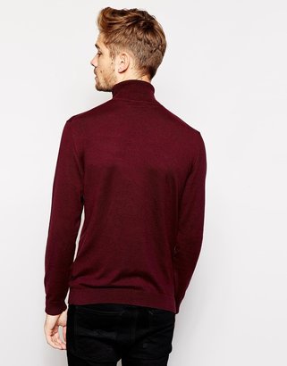 Selected Cotton Roll Neck Jumper
