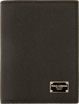 Dolce & Gabbana Black Leather Card Case