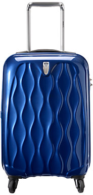 Antler Liquis Spinner 4-Wheel Suitcase, Blue, Cabin