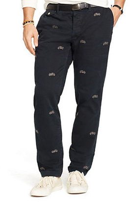 Polo Ralph Lauren Straight-Fit Embroidered Chino Pants