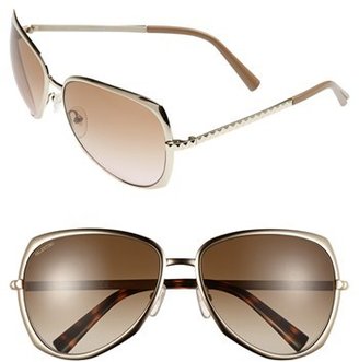 Valentino 60mm Cat Eye Sunglasses