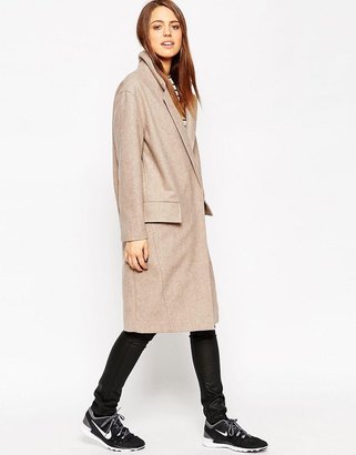 ASOS COLLECTION Coat in Oversized Fit with Drop Lapel