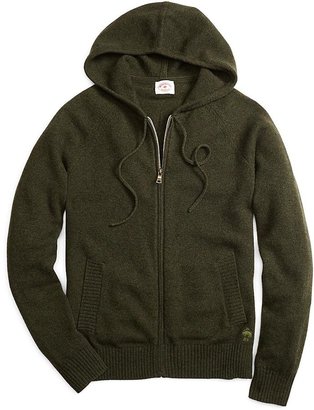 Brooks Brothers Full-Zip Hooded Sweater