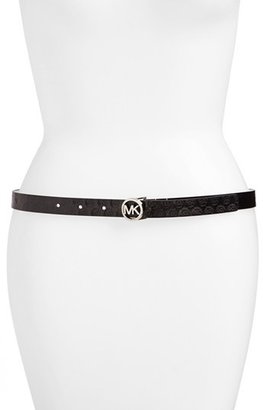 MICHAEL Michael Kors 'Logo Buckle' Reversible Belt