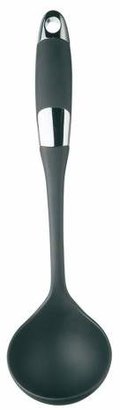 Kitchen Craft Master Class" Nylon/Stainless Steel Ladle, Black/Silver