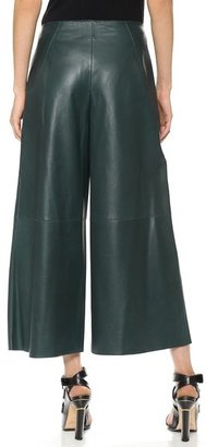 Derek Lam Cropped Leather Pants