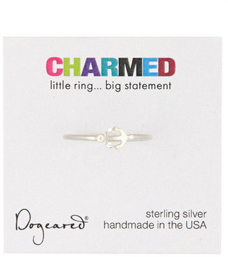 Dogeared Charmed Anchor Ring - Size 5