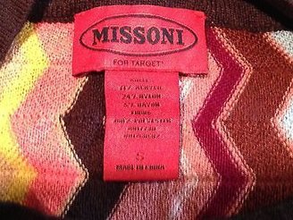 Missoni for Target NWT Multicolor Chevron Sweater Dress Zig Zag WOMEN SIZE S