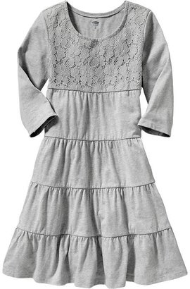 Old Navy Girls Crochet Tiered Dresses