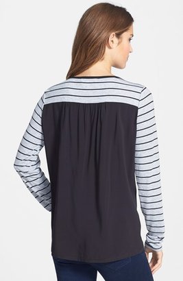 Vince Camuto Woven Back Stripe High-Low Top