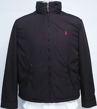 Polo Ralph Lauren Mens Perry Windbreaker Fleece Lined Hood Jacket Coat Sz: All