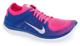 Nike 'Free Flyknit 4.0' Running Shoe (Women) (Regular Retail Price: $120.00)