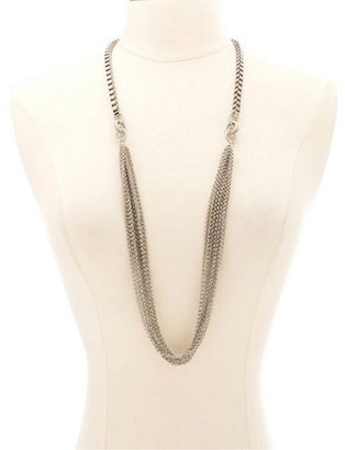 Charlotte Russe Long Layered Mixed Chain Necklace