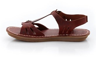 Kickers Wagg Flat Leather Sandals
