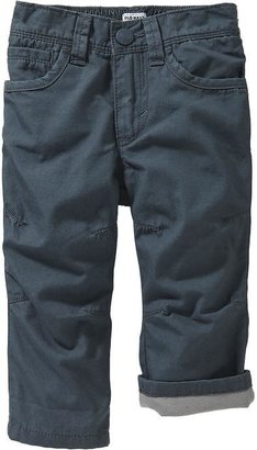 Old Navy Jersey-Lined Canvas Pants for Baby