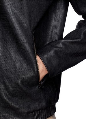 Nobrand Christo leather bomber jacket