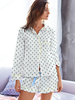 Victoria's Secret Cotton Mayfair Boxer Pajama