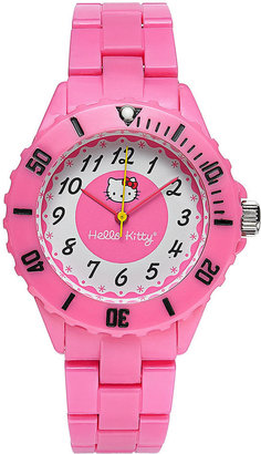 Hello Kitty Watch, Women's Pink Plastic Bracelet 35mm H3WL1004PK