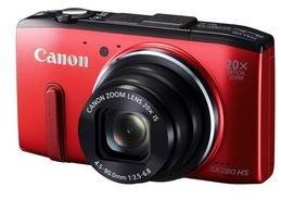 Canon PowerShot SX280 HS 12.1 Megapixel Digital Camera - Red
