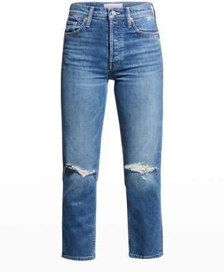 Mother The Tomcat High-Rise Distressed Jeans