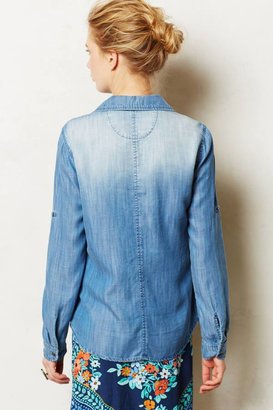 Anthropologie Cloth & Stone Sunwashed Chambray Buttondown