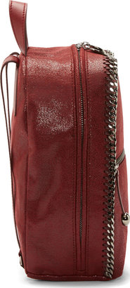 Stella McCartney Ruby Red Fallabella Shaggy Deer Mini Backpack