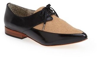 Matt Bernson 'Darby' Wool & Leather Oxford Flat