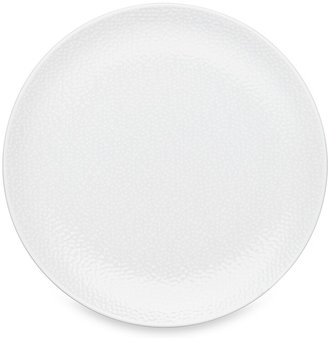 Noritake White On White Snow Round Platter
