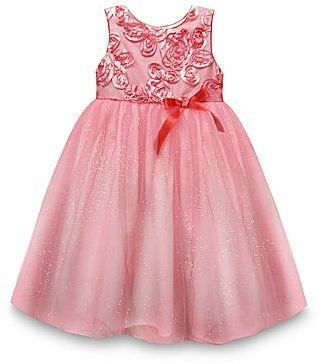JCPenney Marmellata Coral Soutache Dress – Girls 12m-6y