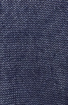 Eileen Fisher Three-Quarter Sleeve Crop Linen Blend Cardigan (Plus Size)