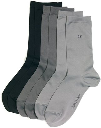 Calvin Klein Dressy Tactel 3 Pack Socks