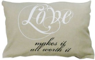 B. Smith The Vintage House by Park Love Makes It" Oblong Throw Pillow