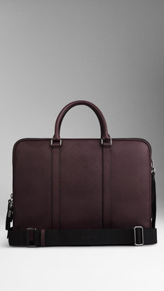 Burberry London Leather Briefcase with Digital Compartment
